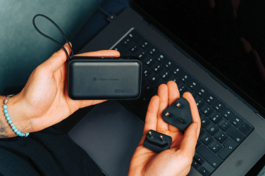 Logotrade promotional giveaways photo of: Urban Vitamin Eureka hybrid GANcharger 10000mah powerbank65W
