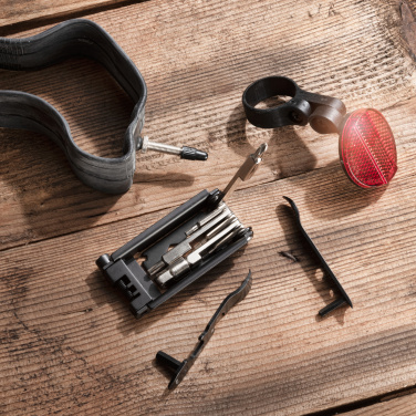 Logo trade promotional item photo of: Set of bike tools MERAPI Schwarzwolf