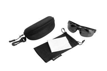 Logo trade business gifts image of: Polarized sunglasses MANASLU Schwarzwolf