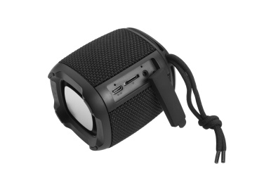 Logo trade corporate gifts picture of: Bluetooth speaker HERMON Schwarzwolf