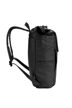 Logo trade corporate gift photo of: Rolltop backpack PEKTUSAN Schwarzwolf