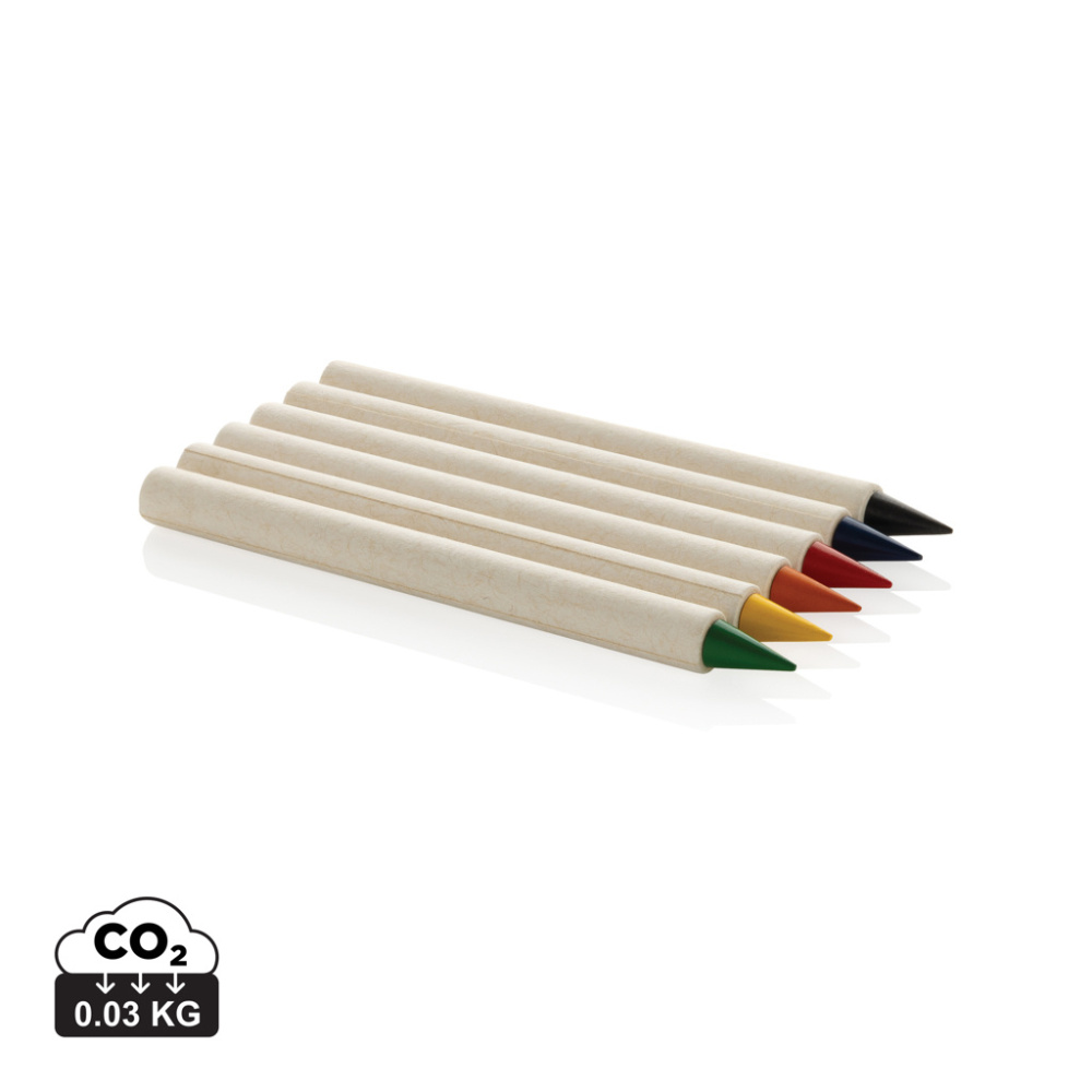 Logo trade advertising product photo of: Micki GRS infinity 6pc colouring pencil set