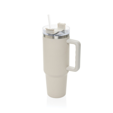 Logo trade advertising products image of: Stadley RCS recycled steel tumbler 1200ML