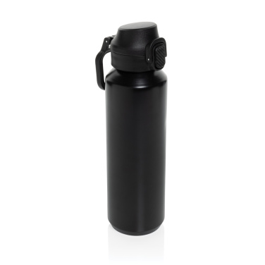 Logotrade promotional products photo of: Via RCS Re-steel lockable sport bottle 600ML