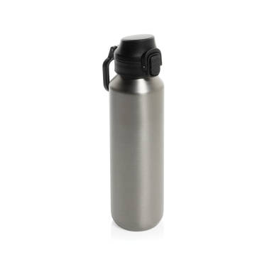 Logotrade corporate gift image of: Via RCS Re-steel lockable sport bottle 600ML