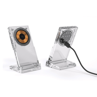 Logotrade promotional gift image of: Magcharge 15W magnetic wireless charging stand