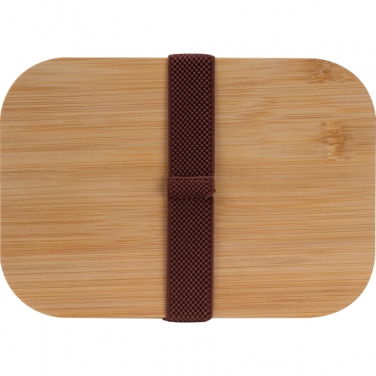 Logotrade promotional item picture of: Set Lunchbox with stainless steel bottle Toronto