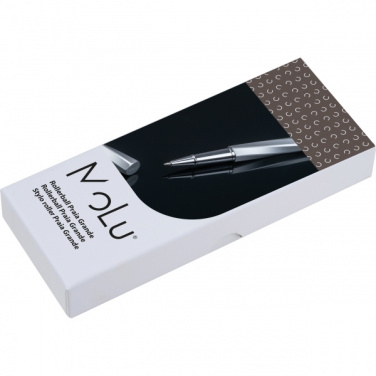 Logotrade promotional gift image of: MoLu brass rollerball Praia Grande