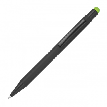Logo trade promotional giveaway photo of: Metal ballpoint pen with touch function Ohara