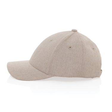 Logotrade promotional merchandise picture of: Milo AWARE™ recycled heather 6 panel cap 200gr