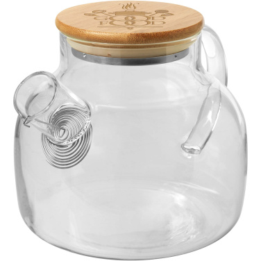 Logotrade advertising products photo of: Zen tea pot with strainer and bamboo lid
