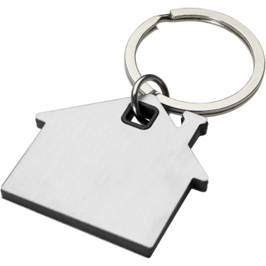 Logotrade promotional gifts photo of: Nook house-shaped keychain