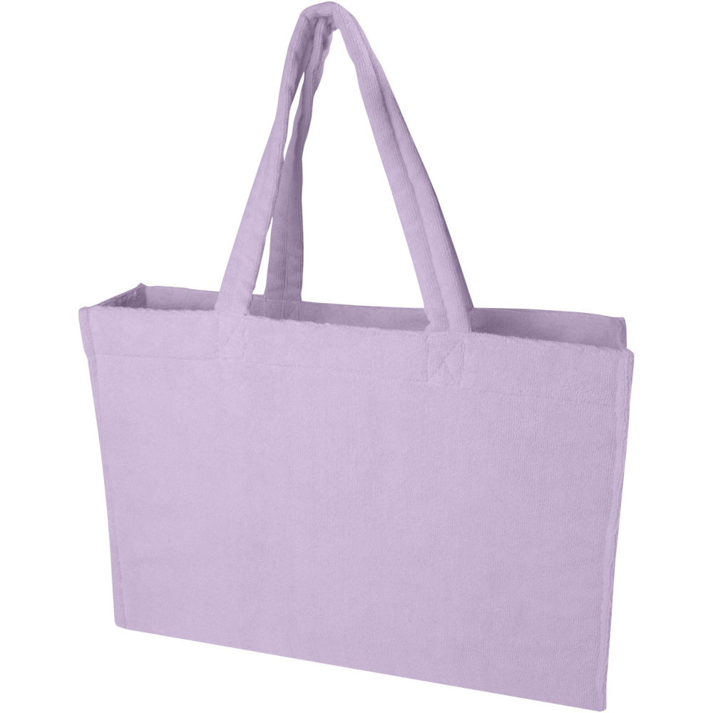 Logotrade promotional item image of: Siam GRS recycled terry beach tote bag 13L