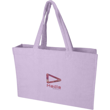Logo trade promotional giveaway photo of: Siam GRS recycled terry beach tote bag 13L