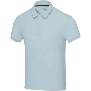 Logo trade promotional products image of: Akoya recycled terry unisex polo