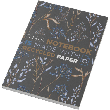Logo trade promotional products picture of: Novella Austen A5 recycled soft cover notebook - 100 sheets