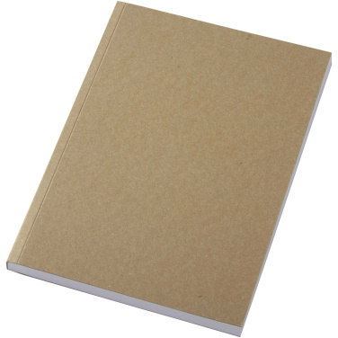 Logotrade corporate gift image of: Novella Austen A5 recycled soft cover kraft notebook - 100 sheets