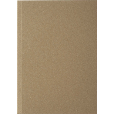Logotrade promotional giveaway picture of: Novella Austen A5 recycled soft cover kraft notebook - 50 sheets 