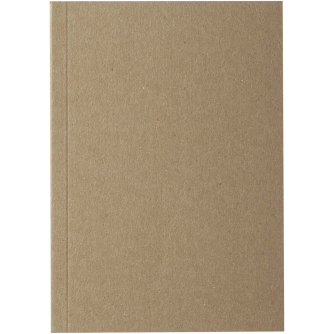 Logotrade promotional product picture of: Novella Austen A6 recycled soft cover kraft notebook - 50 sheets