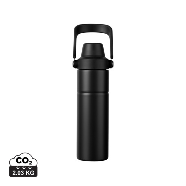 Logo trade corporate gift photo of: Baltimore trek RCS recycled SS bottle 600 ML