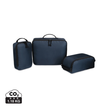 Logotrade advertising product picture of: Renew AWARE™ rPET 3 Piece Packing Cube Set