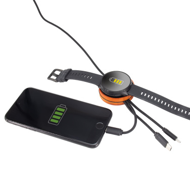 Logo trade promotional products image of: Big cable 4in1 with illuminated logo - i5w