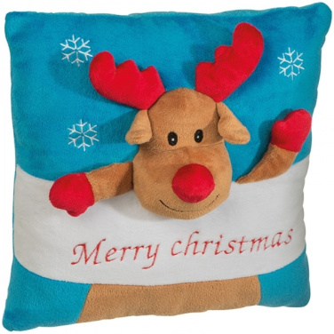 Logo trade promotional items image of: Christmas pillow RUDOLSTADT