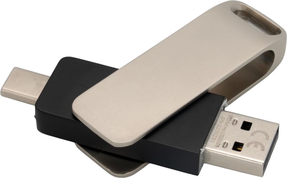 Logo trade promotional products image of: Metal USB stick