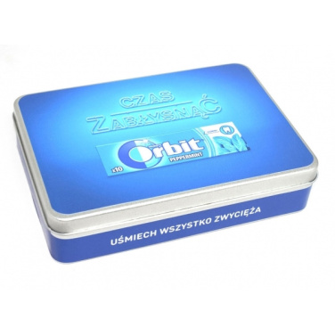 Logo trade business gift photo of: Metal box
