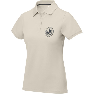 Logo trade promotional giveaways picture of: Calgary short sleeve women's polo