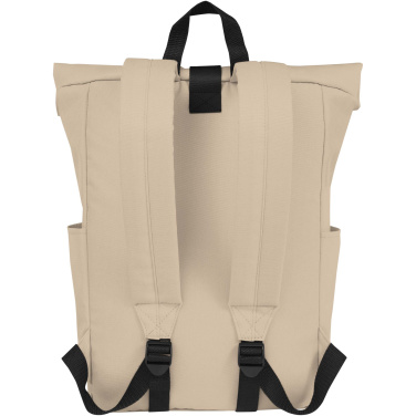 Logo trade promotional item photo of: Byron 15.6" GRS RPET roll-top backpack 18L