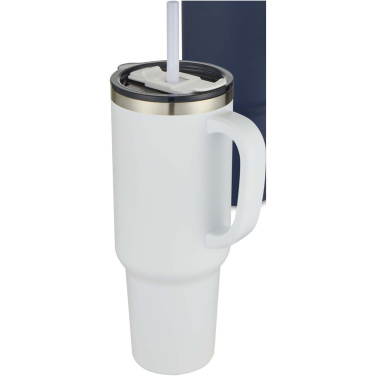 Logo trade business gifts image of: Sydney 1200 ml copper vacuum insulated tumbler with straw
