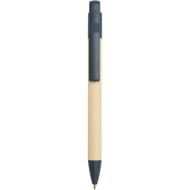 Logotrade promotional gift picture of: Liliana sugarcane paper ballpoint pen (blue ink)