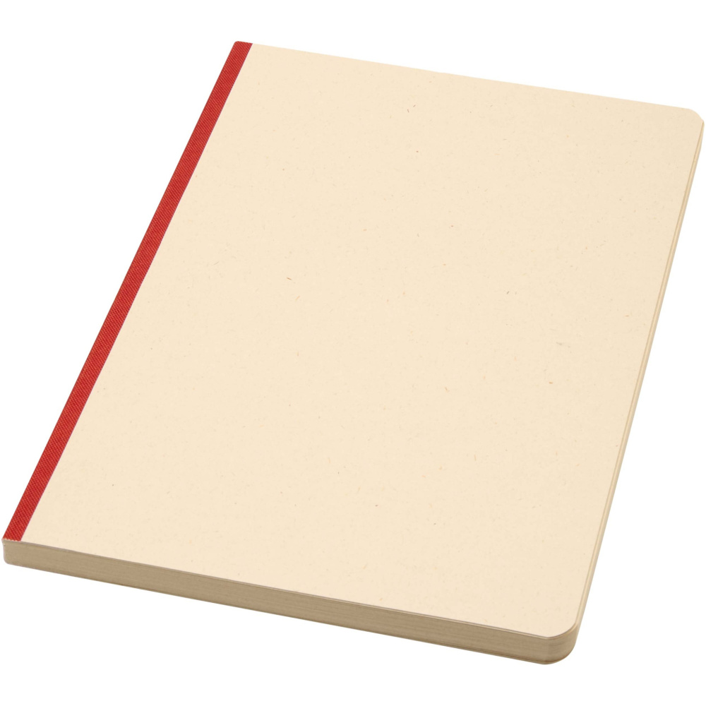 Logo trade promotional gifts picture of: Liliana A5 sugarcane and RPET soft cover notebook