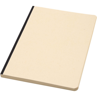 Logo trade promotional giveaways image of: Liliana A5 sugarcane and RPET soft cover notebook