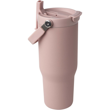 Logo trade promotional product photo of: Bronx 900 ml RCS recycled stainless steel copper vacuum insulated tumbler with dual function lid
