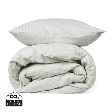 Logo trade promotional item photo of: VINGA Montgomery premium cotton bed linen, 4 pcs set