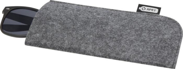 Logo trade promotional product photo of: Felta GRS recycled pouch for glasses