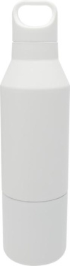 Logo trade promotional items picture of: Odessy 600 ml RCS certified recycled stainless steel insulated bottle with 300 ml cup