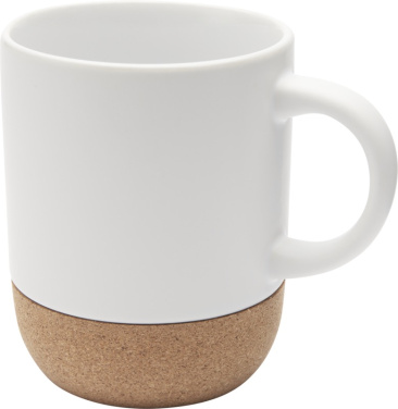 Logotrade promotional merchandise photo of: Billie 300 ml ceramic mug with cork details and matt finish