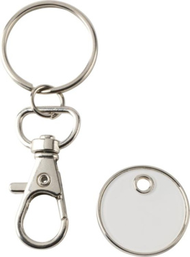 Logotrade promotional gifts photo of: Rory keyring with trolley coin