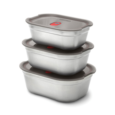 Logotrade advertising product picture of: Black+Blum Mealprep Box 3pcs Set Small, Medium, Large