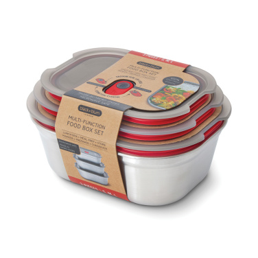 Logo trade promotional item photo of: Black+Blum Mealprep Box 3pcs Set Small, Medium, Large