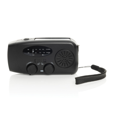 Logo trade advertising products picture of: RescueWave RCS recycled plastic emergency radio