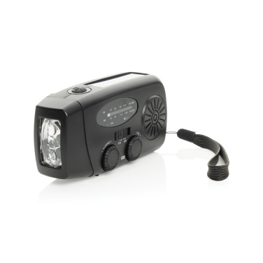 Logotrade promotional product picture of: RescueWave RCS recycled plastic emergency radio