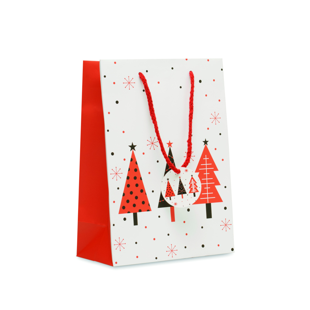 Logo trade promotional giveaway photo of: Gift paper bag medium