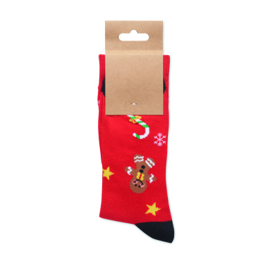 Logotrade promotional merchandise photo of: Pair of Christmas socks M