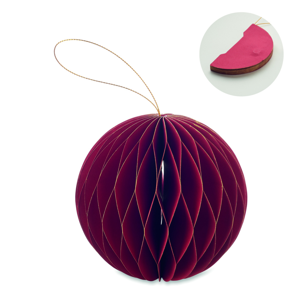 Logotrade promotional product picture of: Foldable  XMAS bauble hanger