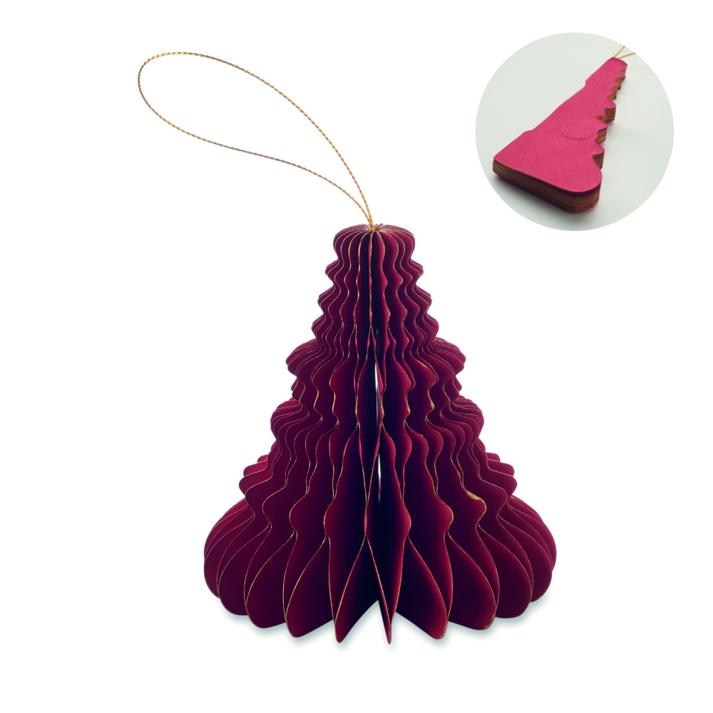 Logotrade corporate gifts photo of: Christmas paper tree hanger