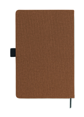 Logo trade promotional gift photo of: A5 notebook PU front pocket